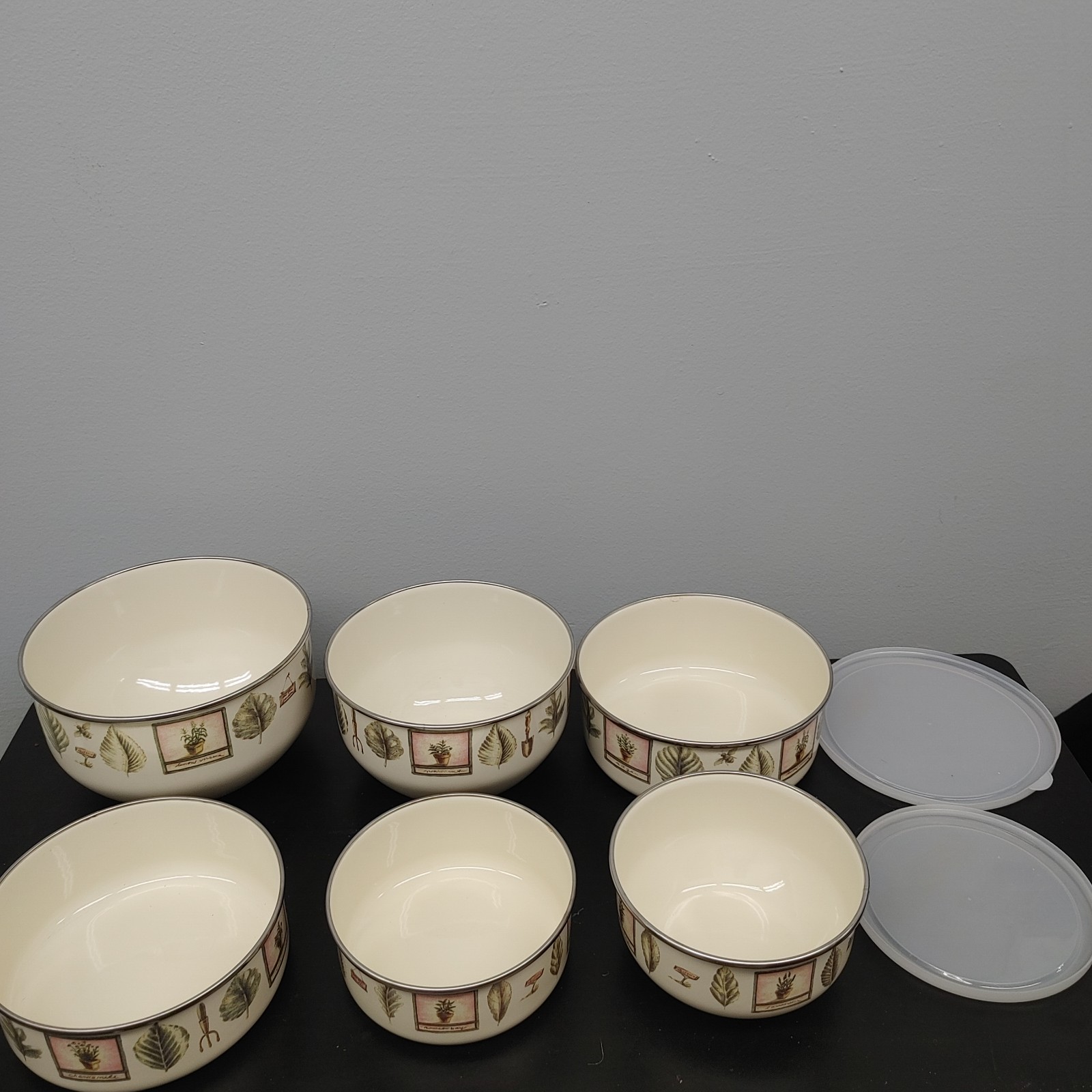 pfaltzgraff Enamel Nesting Bowls