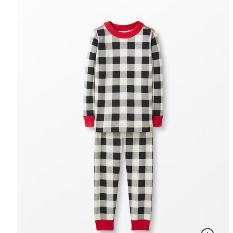 Hanna Andersson Holiday Long John Pajama Set