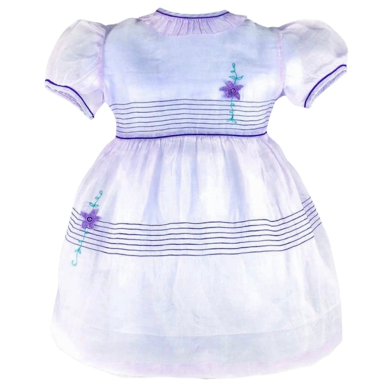 Vintage lavender sheer dress 3t