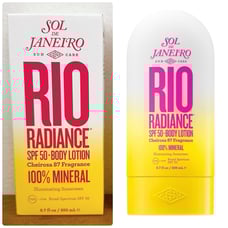Set of 2 Sol de Janeiro Rio Radiance Sunscreen Lotion 100% Mineral UVA/UVB SPF50
