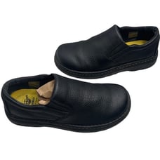 Dr. Martens Boyle Black Leather Slip On Loafers Men's 9 Women's 10 Comfort Shoes