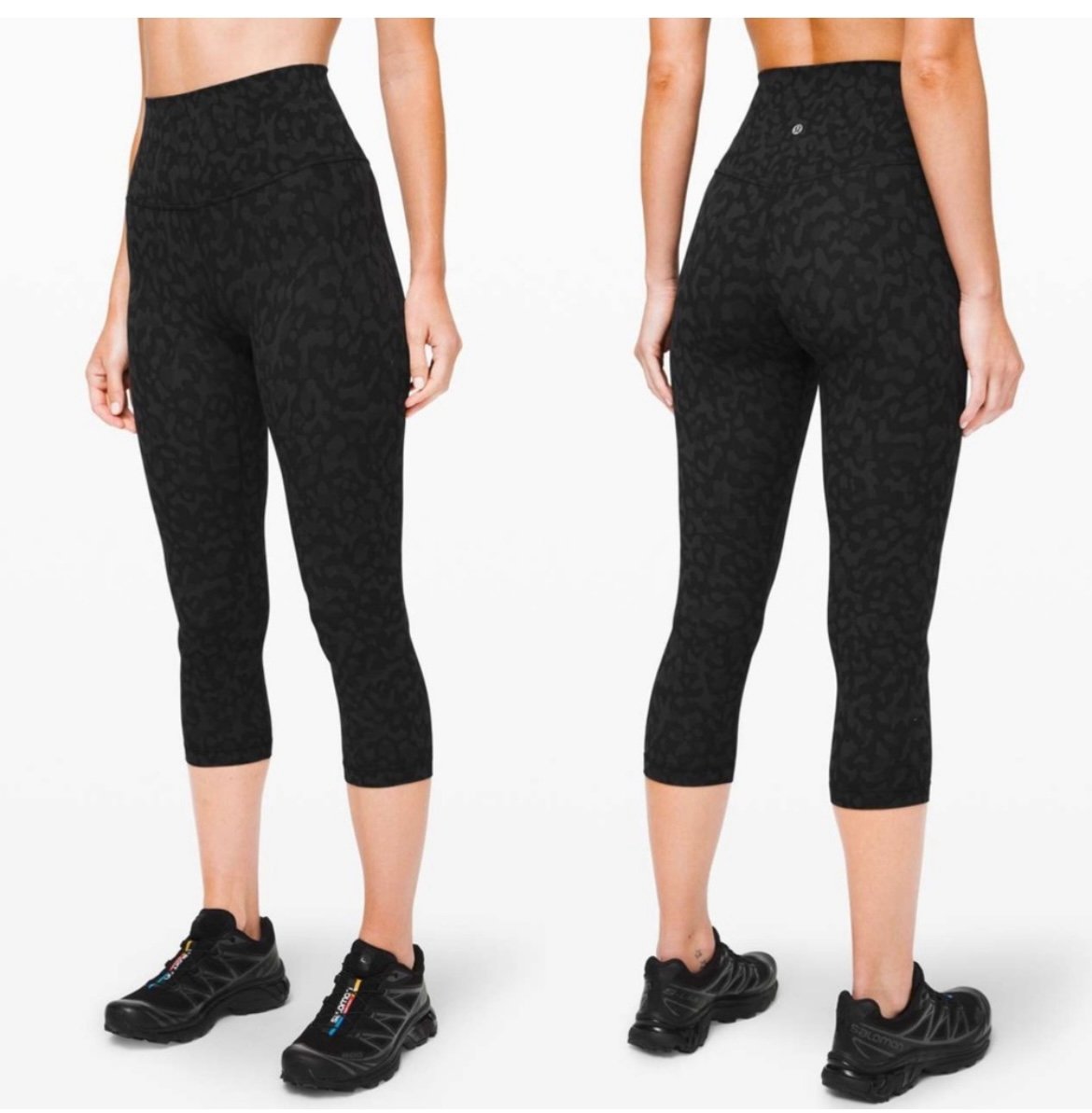 Lululemon Align Jogger Crop *23 Formation Camo Deep Coal Multi Size 4