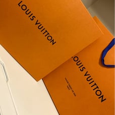 Louis Vuitton Shopping Bag and box.