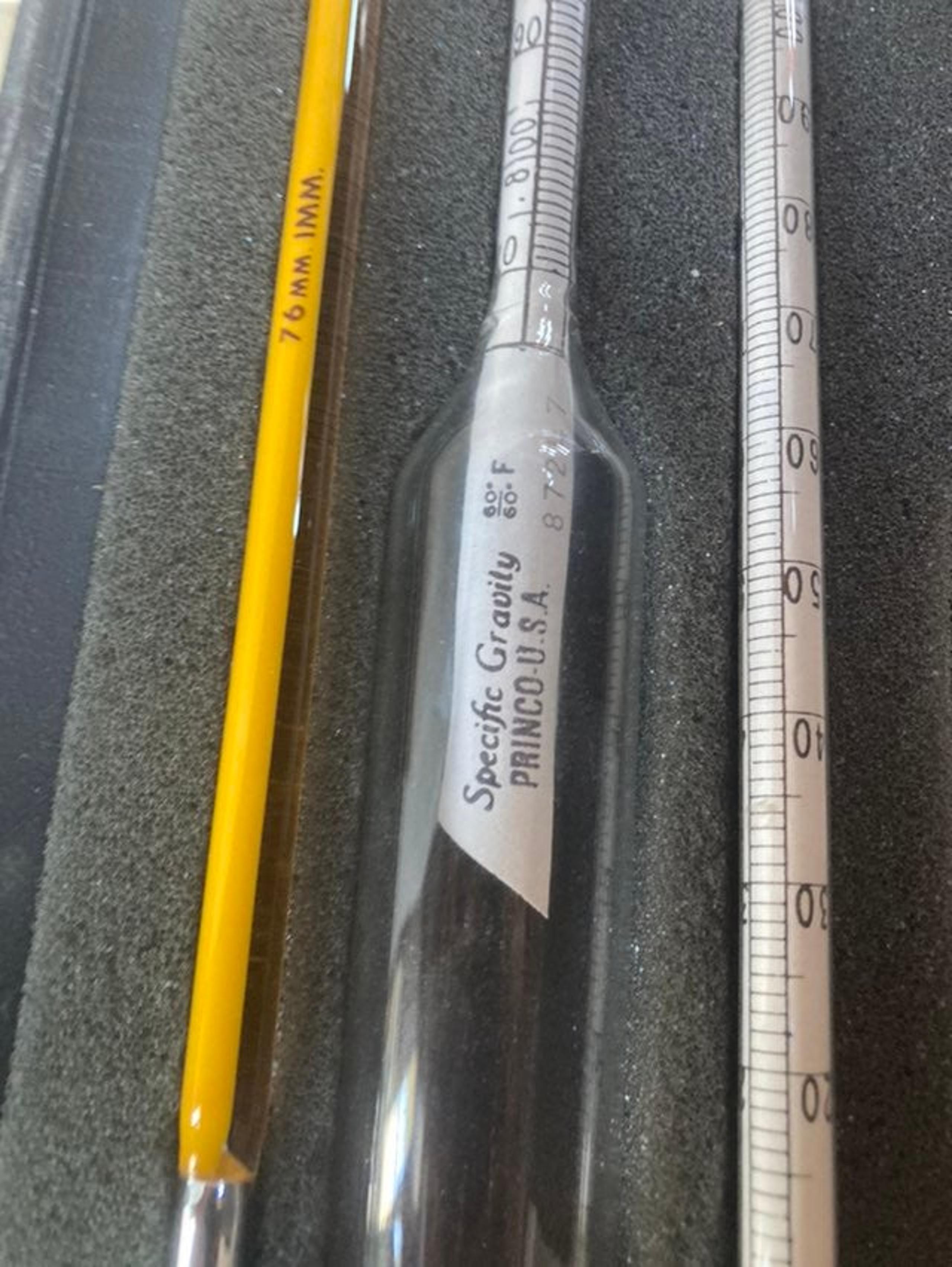 Specific gravity hydrometers