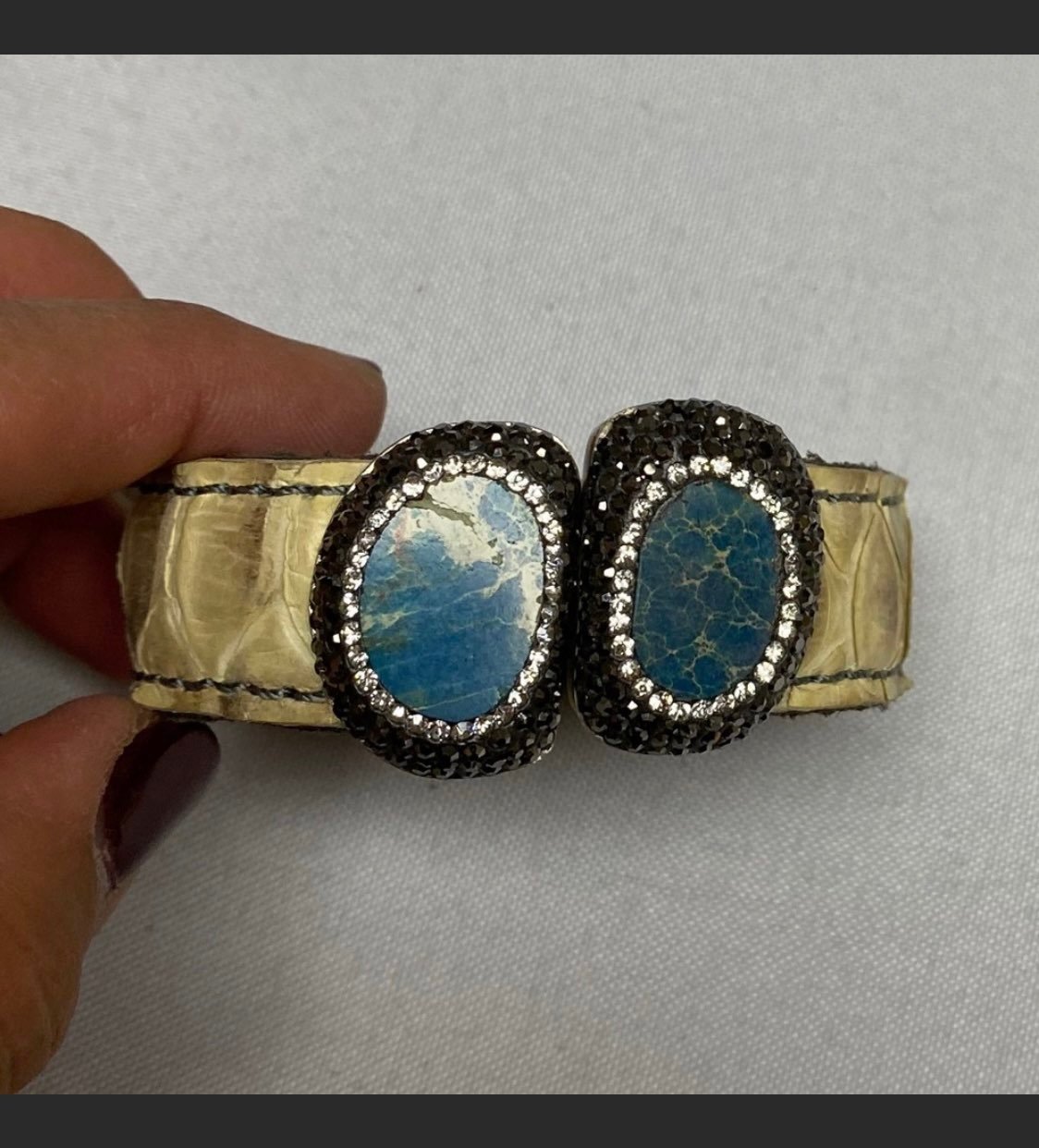 Sterling Silver Turquoise Cuff