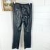 Wilsons Leather Maxima Leather Pants Vtg Black Motorcycle Biker Size 8