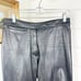 Wilsons Leather Maxima Leather Pants Vtg Black Motorcycle Biker Size 8