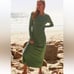 NWOT FREE PEOPLE Aubre Open-Back Essential Jersey Maxi Dress Mermaid Green M