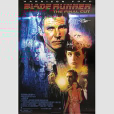Signed Blade Runner Movie Poster