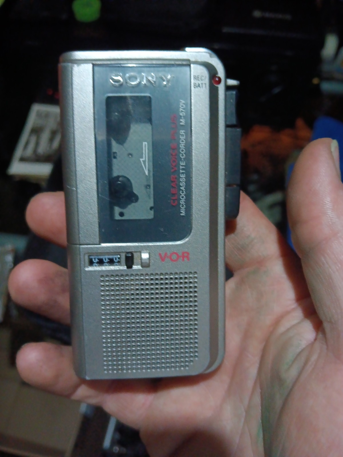 M-570V Sony MicroCassette Recorder