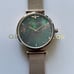 Olivia Burton Queen Bee Watch With 30mm Black Green Tone Perl Face