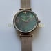 Olivia Burton Queen Bee Watch With 30mm Black Green Tone Perl Face