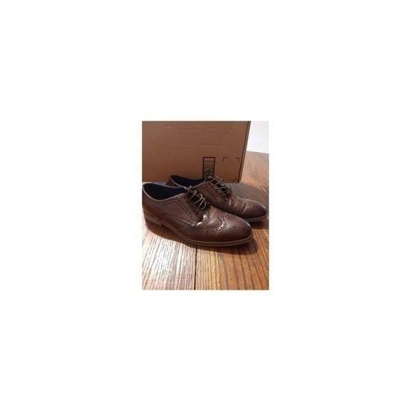 Mens Size 7 Bruno Marc Brown William 2 Leather Oxford Dress Shoes