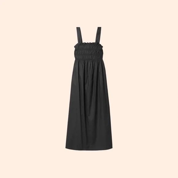 Reformation Solstice Dress (Black)