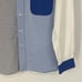 Paul Fredrick Classic Fit Button Up Dress Shirt Mens Size M Blue Color Block