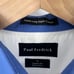 Paul Fredrick Classic Fit Button Up Dress Shirt Mens Size M Blue Color Block