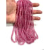 Pink Topaz Natural Gemstone Faceted Rondelle Shape Beads Full 16 Strand 6-7mm