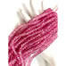 Pink Topaz Natural Gemstone Faceted Rondelle Shape Beads Full 16 Strand 6-7mm