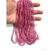 Pink Topaz Natural Gemstone Faceted Rondelle Shape Beads Full 16 Strand 6-7mm