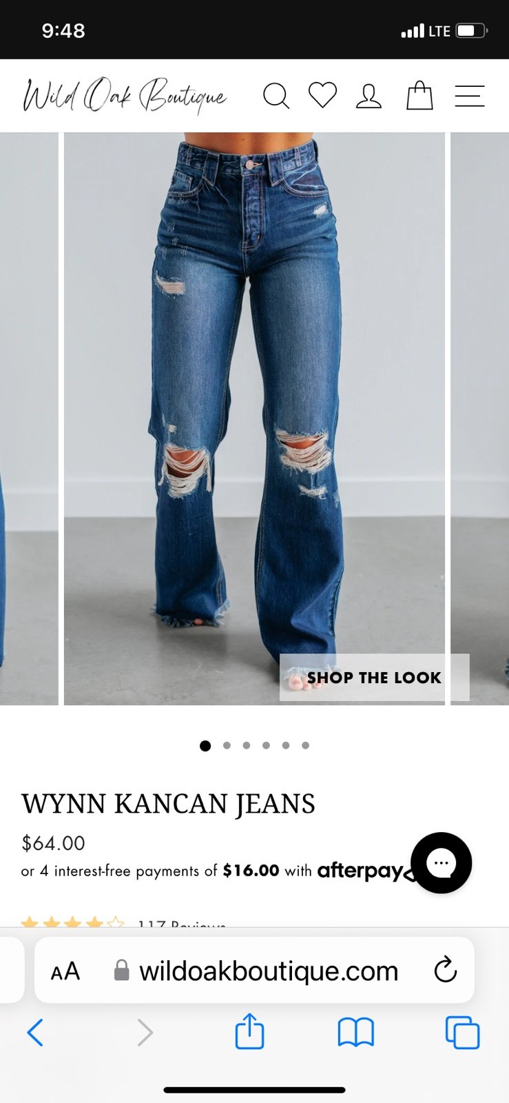 Wynn Kancan wide leg jeans