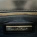 Donatienne black waist bag/clutch