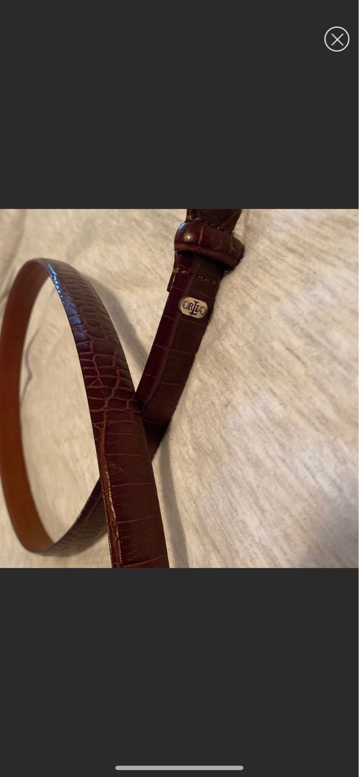 Ralph Lauren Aligator Belt