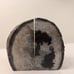 Vintage Natural Agate Geode Crystals Bookends Set - 4.5 Lbs