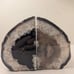 Vintage Natural Agate Geode Crystals Bookends Set - 4.5 Lbs