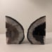 Vintage Natural Agate Geode Crystals Bookends Set - 4.5 Lbs