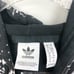 ADIDAS | Black & White Bandana Print Cropped Hoodie Kaleidoscope Women’s Size S