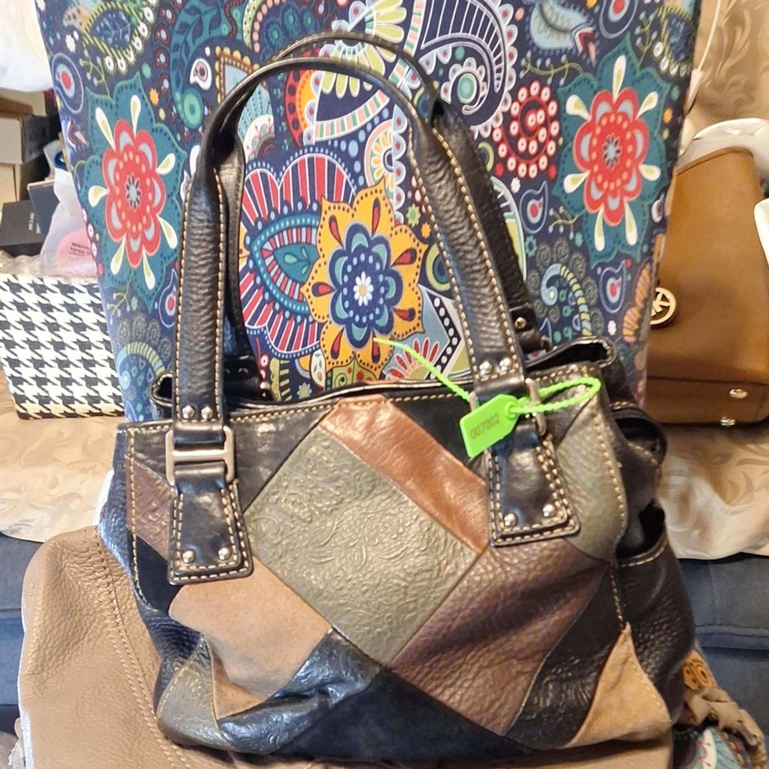 Fossil Patchwork All leather crossbody bag