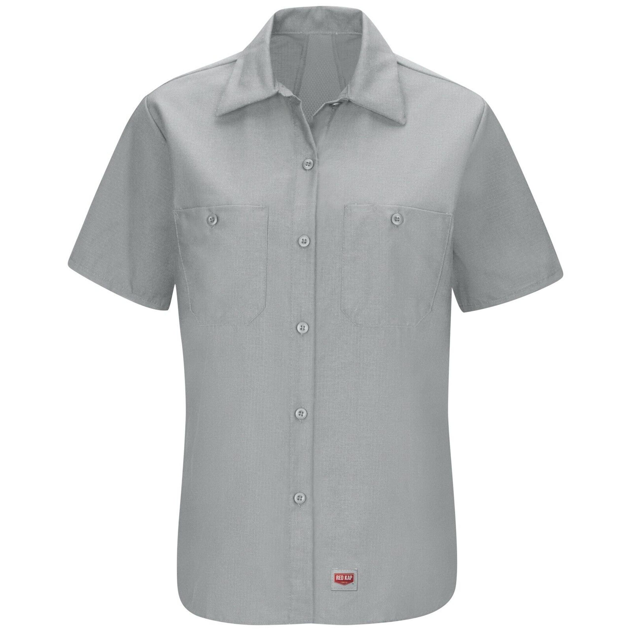 Red Kap Women's Short Sleeve Work Shirt with MIMIX Size XL (MSRP $36.99)
