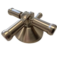 Delta H575CZ-PR Broderick Cross Handle for Roman Tub Filler - Champagne Bronze
