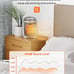 Portable Electric Space Heater with Thermostat, 1500W/750W