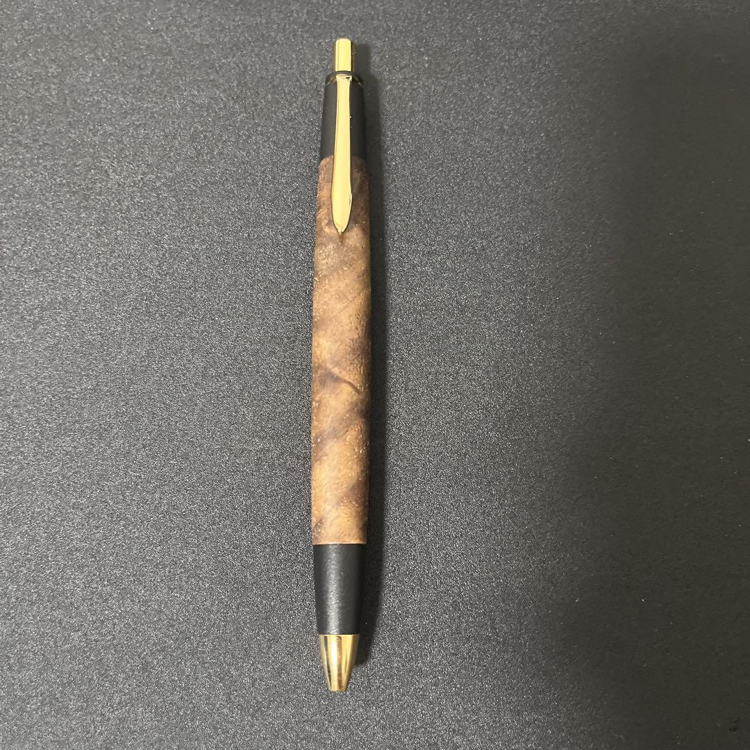 Unknown Manufacturer Ballpoint Pen, Walnut Wood