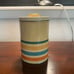 Rare Tindeco Vintage MCM Art Deco Tin with Stripes