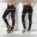 Zumba Slashed Leggings (E007)-Size S for Women