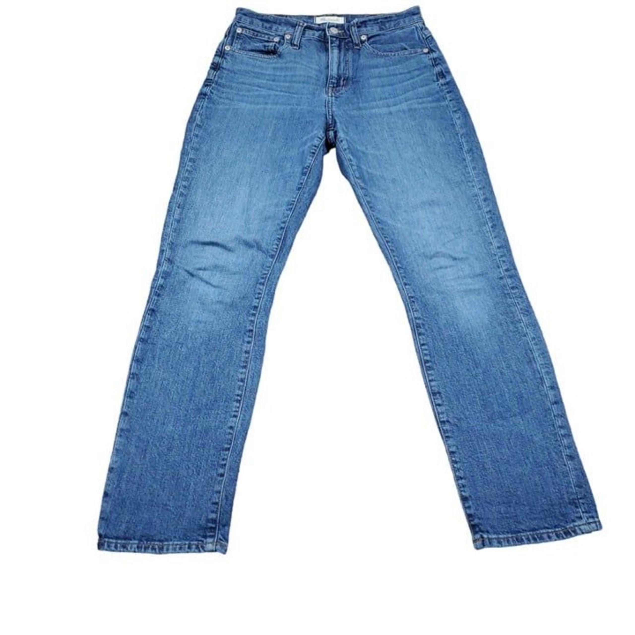 READ Madewell High Rise Slim Boy Jean Eco Edition Blue Stretch Women's Size 26