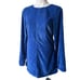 NWT, Free People Chelsey Mini Dress Blue Velvet Open Back Bell Sleeves, Sz S