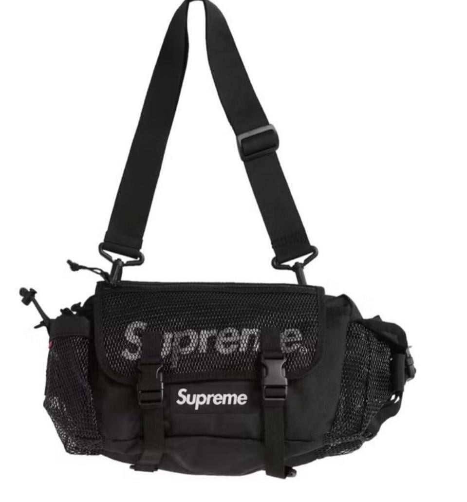 Supreme SS20 Mesh Waist Bag Black