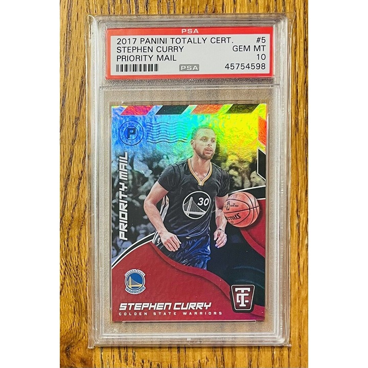 2017 Panini Totally Certified Priority Mail #5 Stephen Curry PSA 10 Gem Mint