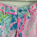 Lilly Pulitzer Women's Size 0 Callahan Shorts Lets Cha Cha Coral Chino preppy