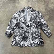Vex Collection Suit Jacket Womens 38EU Large Floral Single Breasted Office