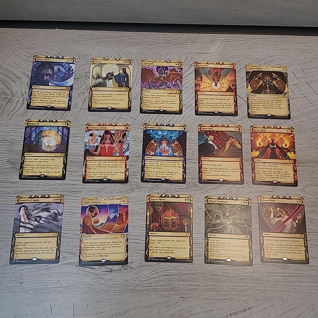 MTG CCG TCG Strixhaven Mystical Archives Rare & Legendary Lot of 15 Cards