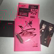 Jongho signed The World Ep.Fin: WILL Album Diary Ver.