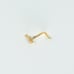Solid 14kt gold cross cute elegant CZ