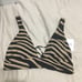 Skye Watamu Isabella Triangle woman’s size small animal print bikini top NWT