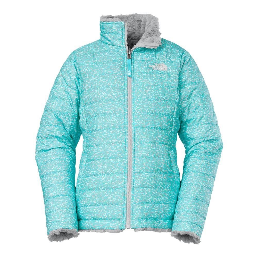 THE NORTH FACE REVERSIBLE MOSSBUD SWIRL JACKET GIRLS' size M 10/12