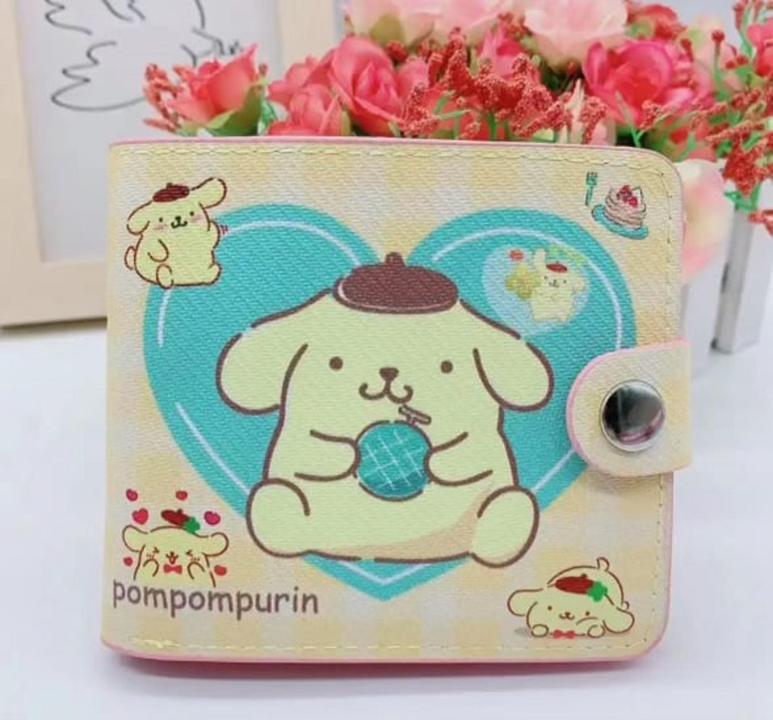 Cute yellow pompompurin wallet