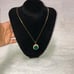 Vintage Green Onyx Necklace 925